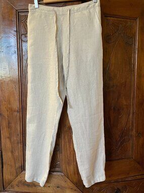 100% linen pants